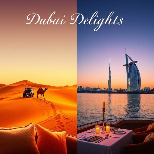 Dubai Delights: Desert Safari & Romantic Dinner Cruises