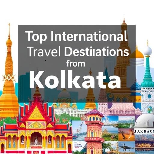 International Travel Destinations from Kolkata
