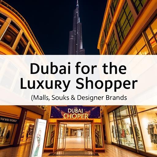 Dubai for luxury shoppers