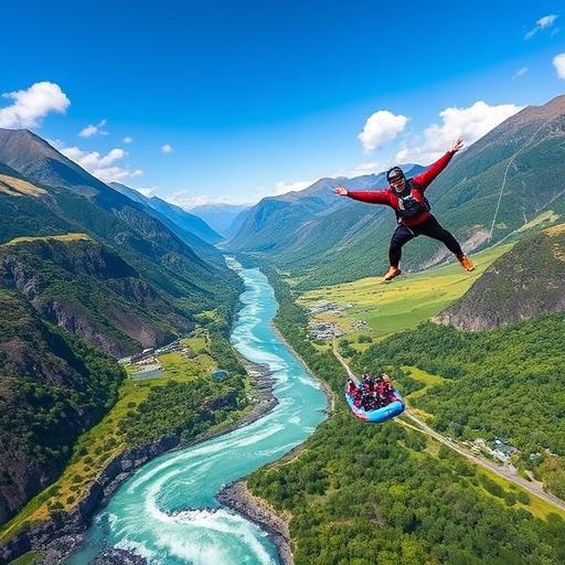 Extreme Sports in New Zealand Bungy Jumping, Skydiving & White-Water Rafting