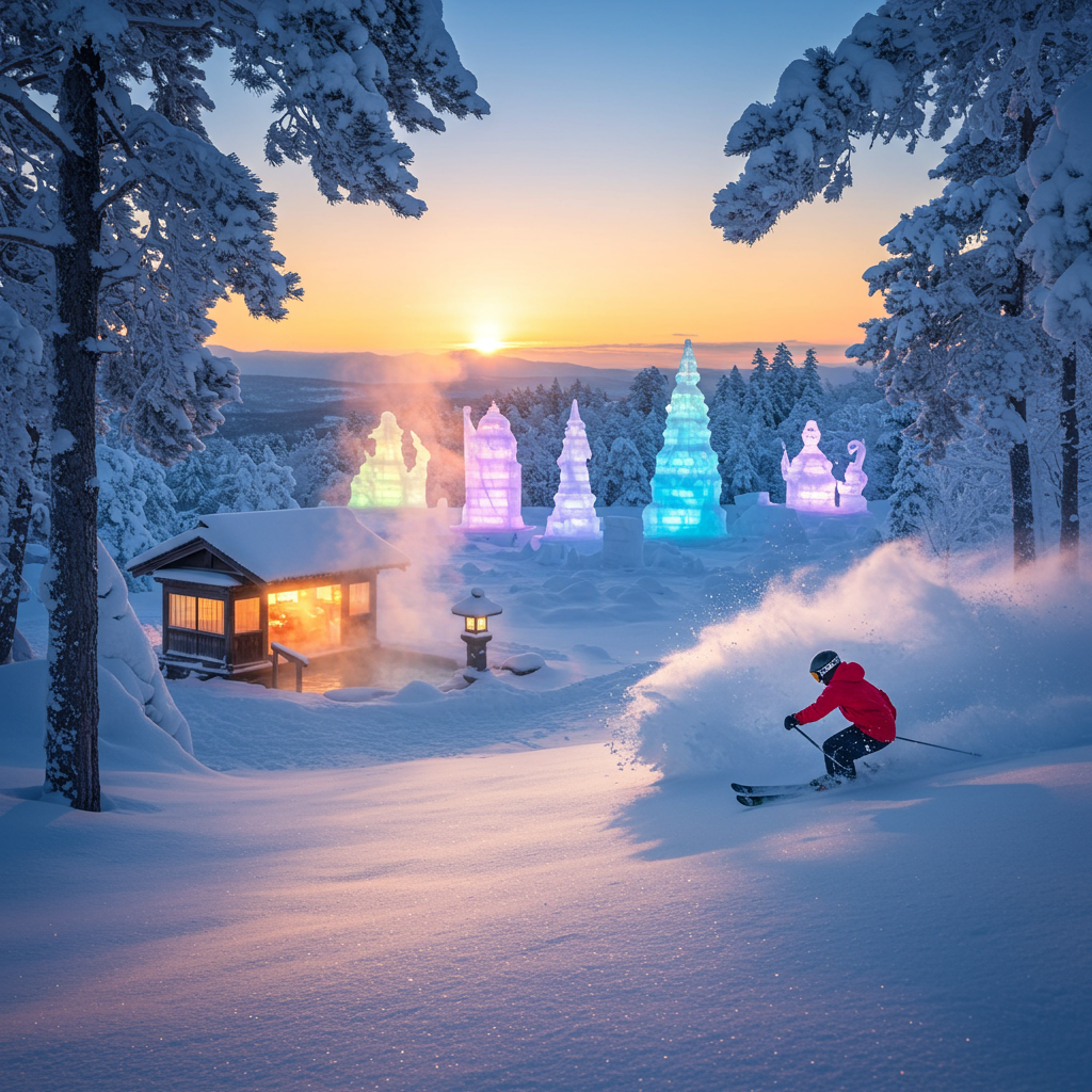 Japan Winter Wonderland: Skiing, Snow Festivals & Onsen