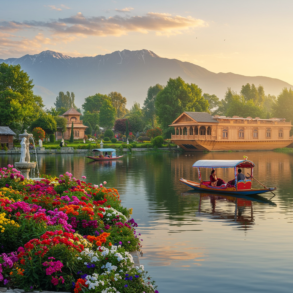 Kashmir, India: Paradise on Earth | Houseboats, Gardens & Snow-Capped Peaks