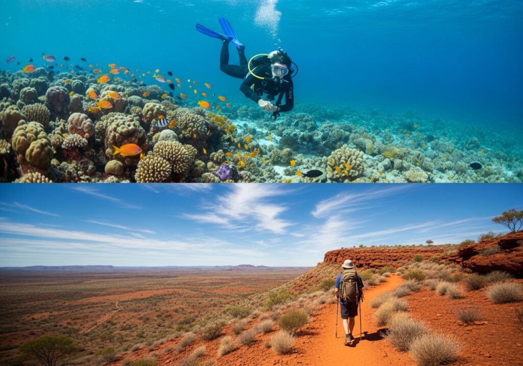 Thrilling Adventures in Australia: Great Barrier Reef Diving & Outback Hiking